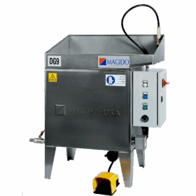 front view DG-9 sink-style parts washer