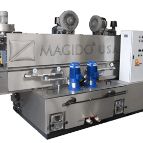 Gold Series - G500/2 2-Stage In-Line Belt Conveyor Aqueous Parts Washing System