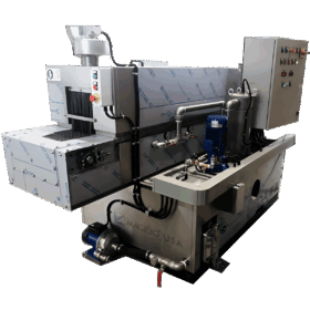 Gold 1b G200 In-line belt conveyor washer by Magido USA