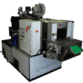 Gold 1b G400 In-line belt conveyor washer by Magido USA