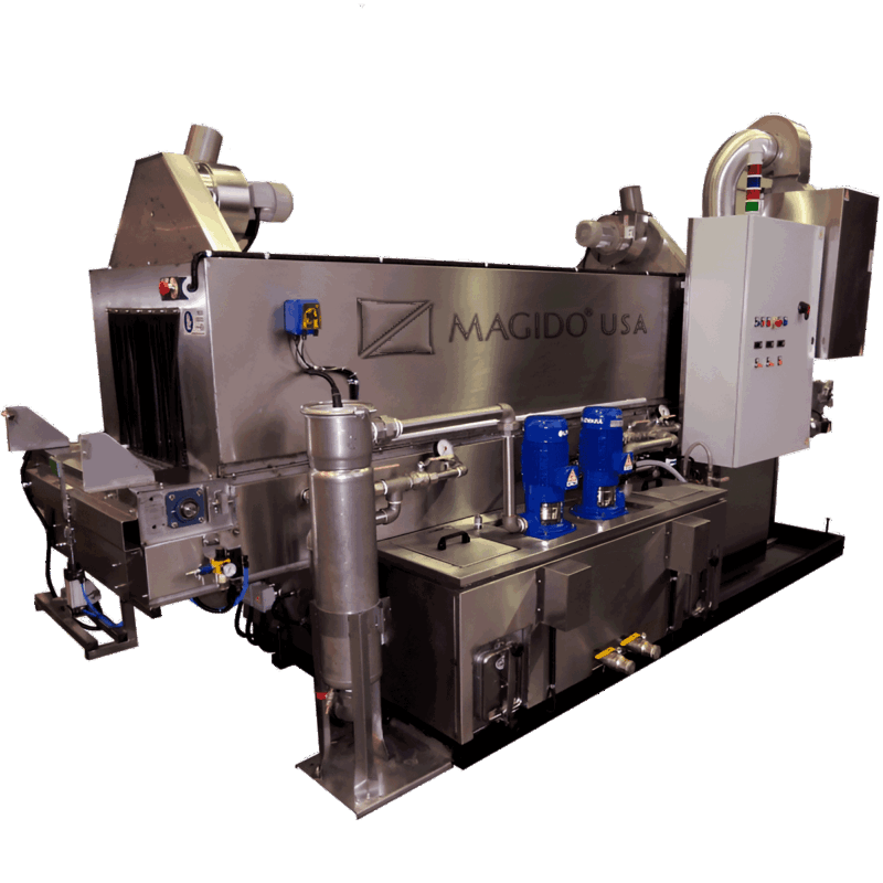 Gold 2b G600 In-line belt conveyor washer by Magido USA