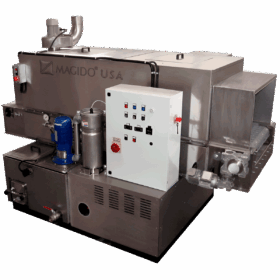 Gold 1b G900 In-line belt conveyor washer by Magido USA