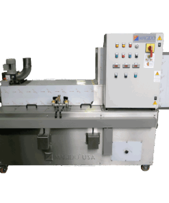 sideview Jolly series J320/2 rotary screw-drum parts washer