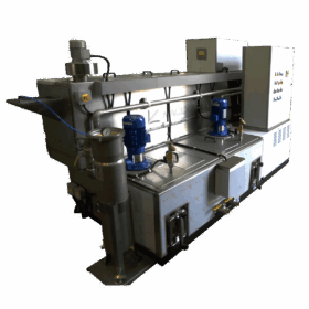 corner view Spira 2b Series SP320/2 Rotary Drum Parts Washer