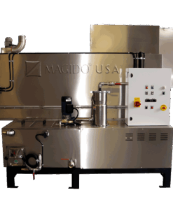 side view Spira 1b Series SP320 Rotary Drum Parts Washer